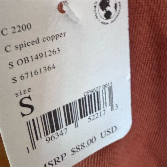 Free People FP Movement NWT Summer Tide Wide-Leg Pants Size S Spiced Copper - Picture 11 of 11